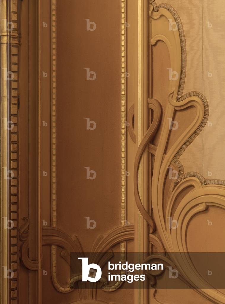 Salon wall decoration, Hotel Solvay, 224 Avenue Louise, Brussels, 1894-1903 (photo)