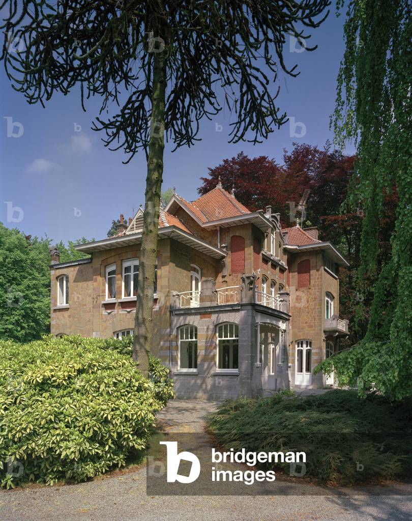 South-east elevation, Villa Carpentier, 9 Chaussee De Tournai, Renaix, 1899 (photo)