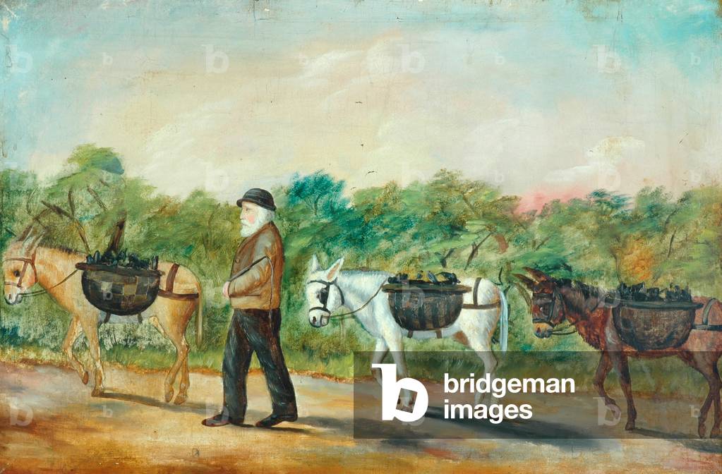 Coal Transportation in to Shibden Valley, 1880 (oil painting)