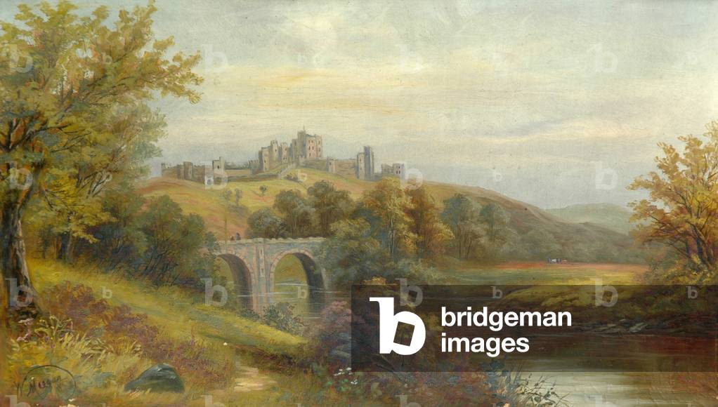 Bridge and Castle, 1801 (oil on canvas)