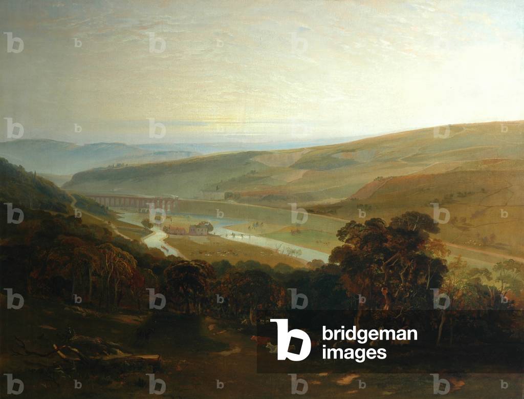 Copley From Pye Nest, 1840 (oil on canvas)