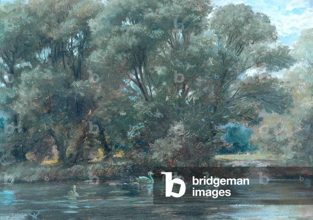 River Scene, 1907 (oil on panel)