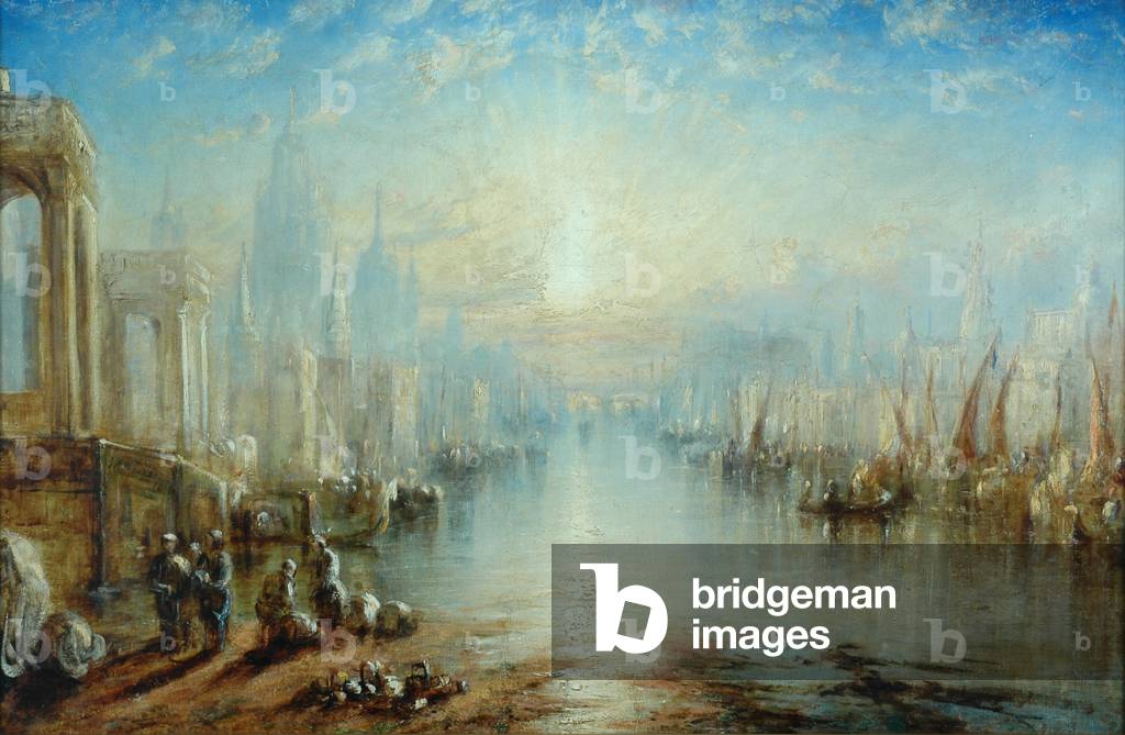 Capriccio, Venice (oil on canvas)