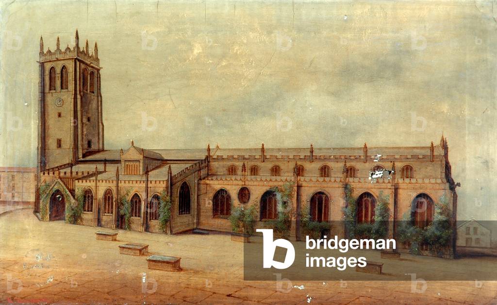 Halifax Parish Church, 1887 (oil on canvas)