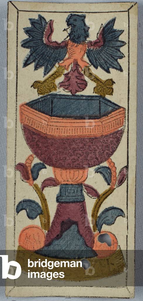 Italian playing card, 17th century (print on paper)
