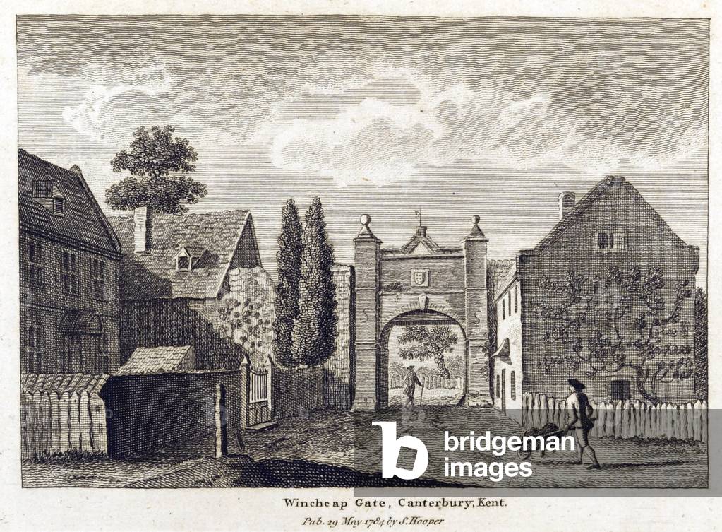 View of Wincheap Gate, 1784 (engraving)