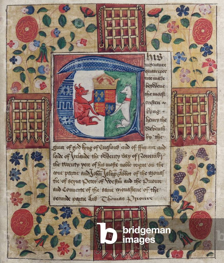 CCA-ChAnt/W/48C Quadripartite indenture of King Henry VII, 20 Nov 1504 (parchment)