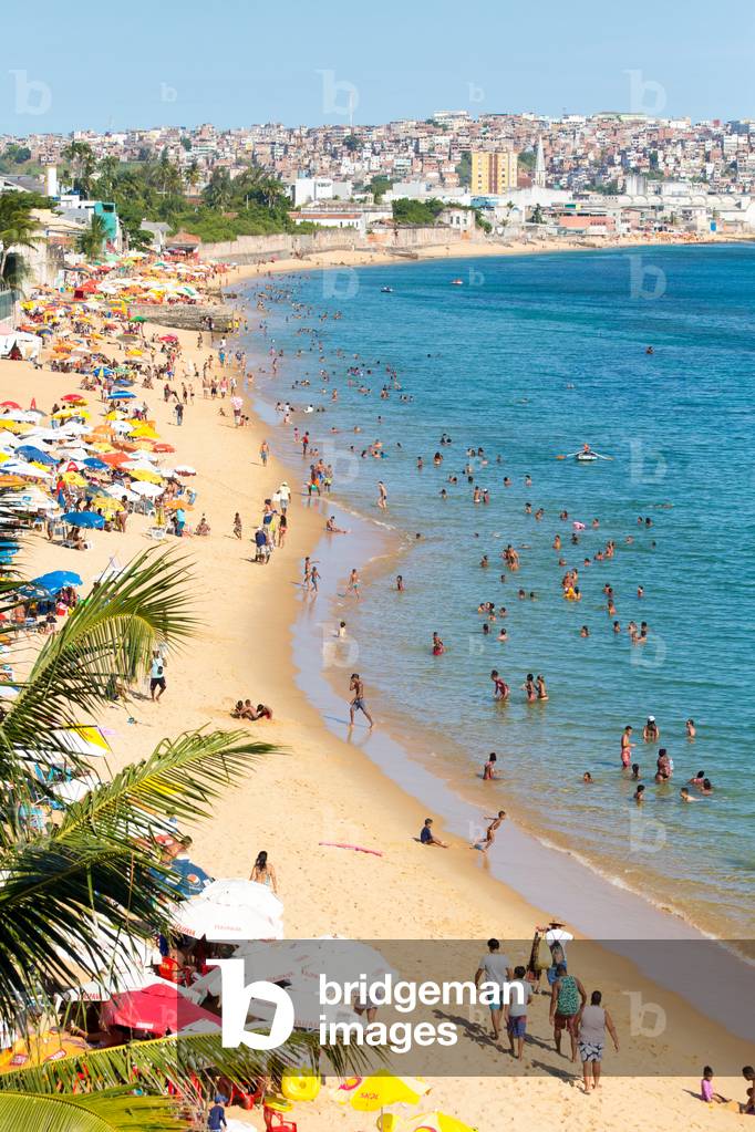 Praia de Boa Viagem public beach, Salvador de Bahia, Brazil, March 2018 (photo)
