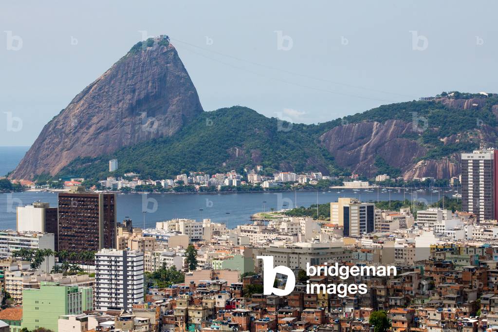 City panorama, Sugarloaf Mountain and Guanabara Bay , Rio de Janeiro, Brazil, March 2018 photo)