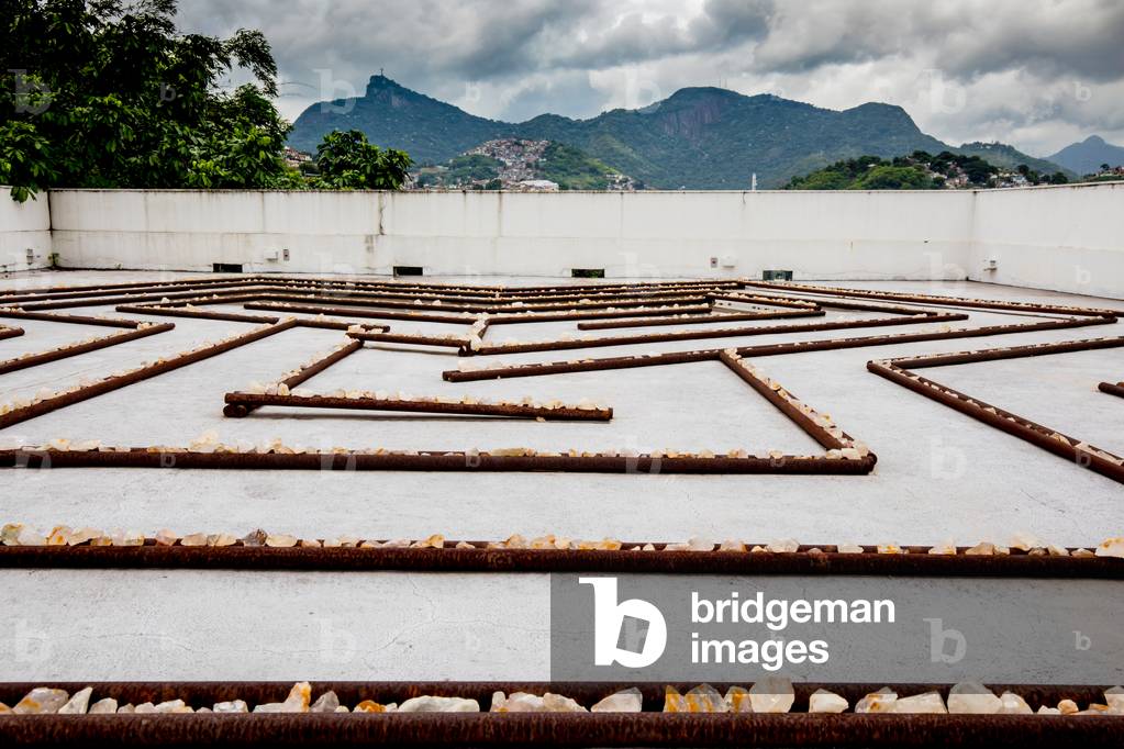 Sculpture at atelier of Brazilian artist Carlos Vergara, Santa Teresa district, Rio de Janeiro, Brazil, March 2018 (photo)