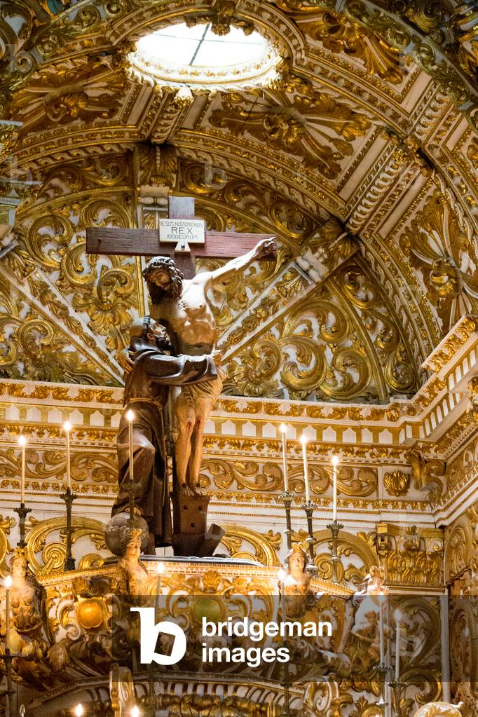 Gilt interior, São Francisco Church and Convent, Cidade Alte, Historic Centre, Salvador de Bahia, Brazil, March 2018 (photo)