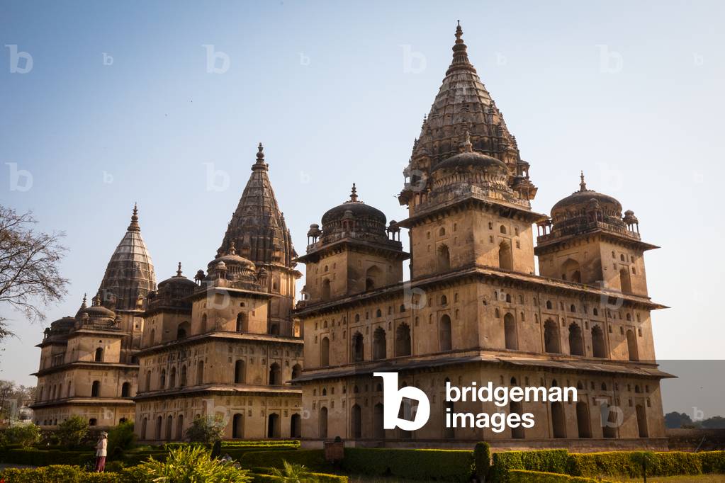 Chattri Royal cenotaph Orccha, Madhya Pradesh, India, February 2018 (photo)