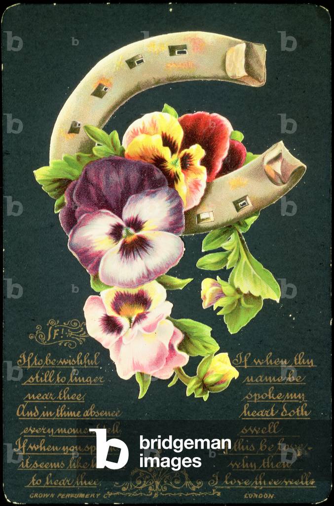 Victorian scented greetings card