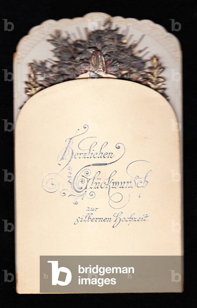 A Victiorian die cut pop up greeting card, c.1880 (colour litho)