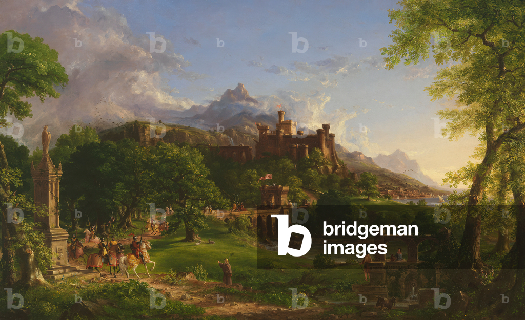 la partenza 1837 (olio su tela)