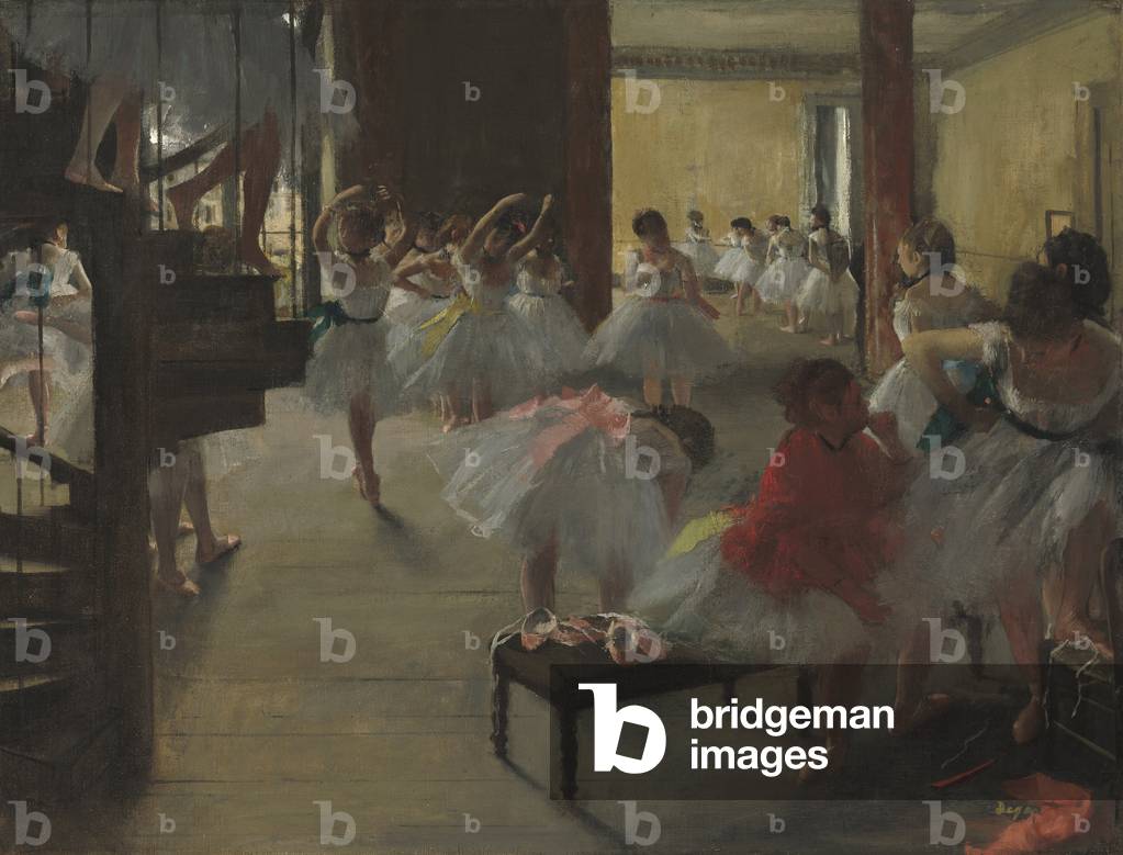 La lezione di danza, 1873 circa (olio su tela)