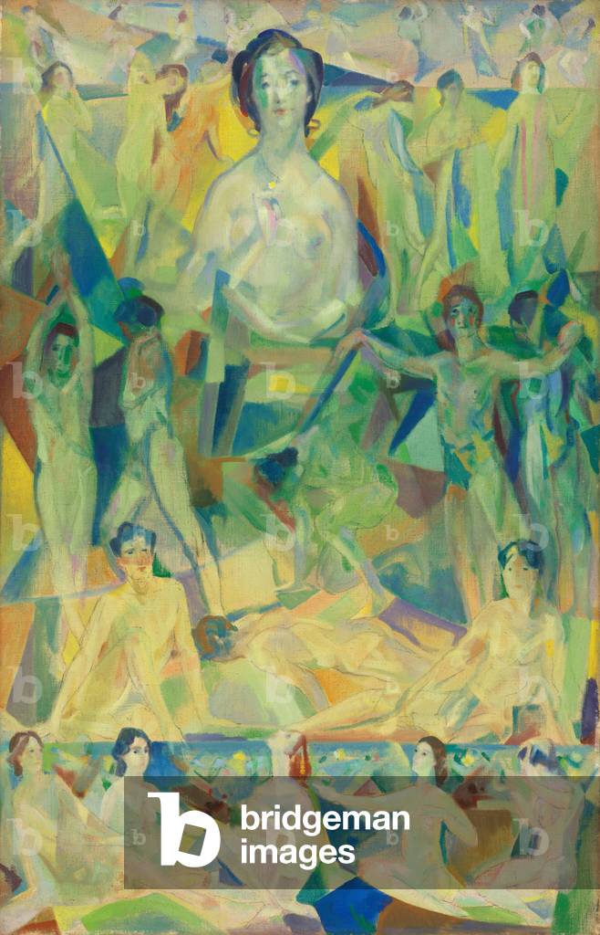 Die große Mutter, um 1914 (Öl auf Leinwand)