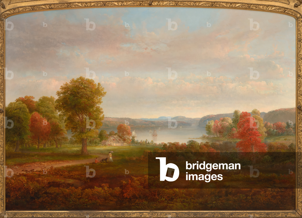 Immagine di Dipinto "Vista sull'Hudson in autunno" 1850 di Thomas Doughty