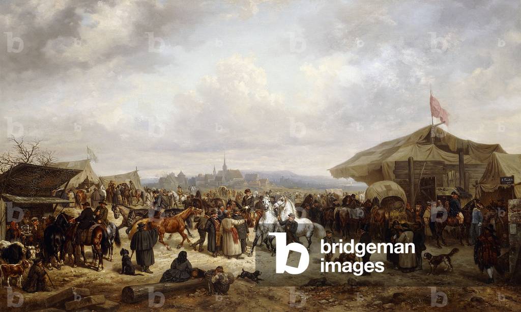 The Horse Fair, 1863 (oil on canvas)