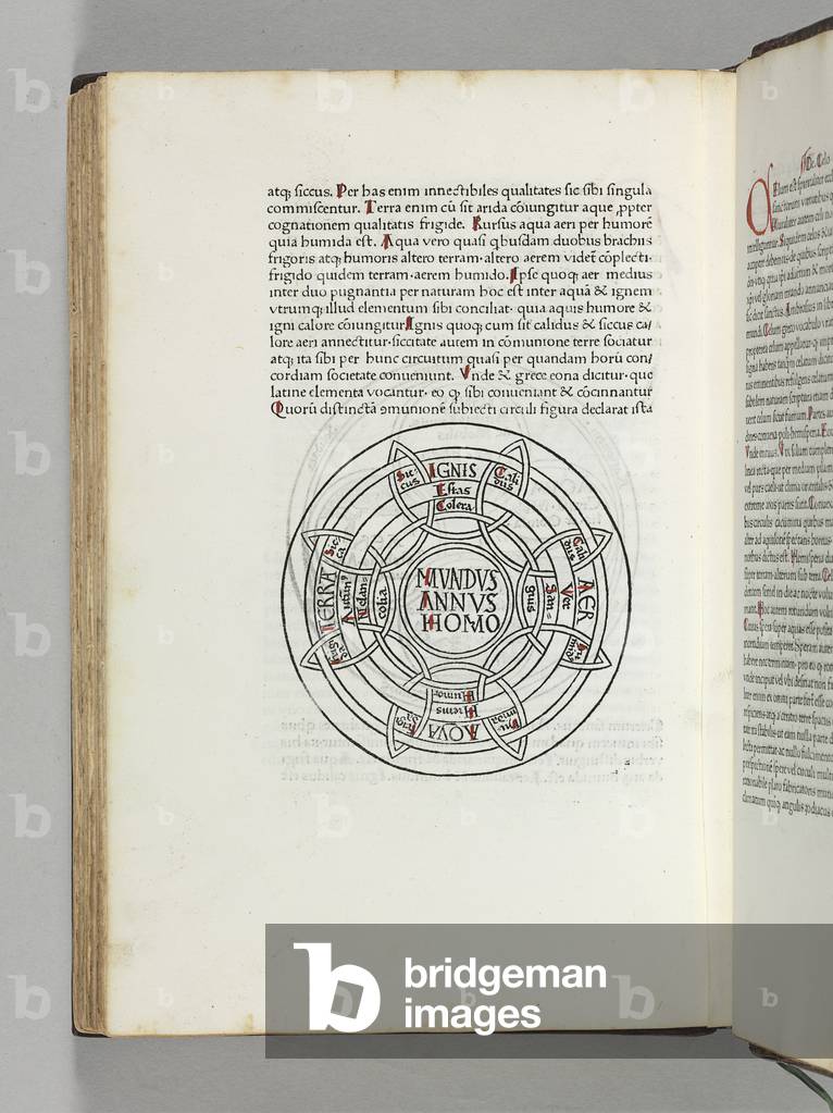 Mappa Mundi, the first printed map of the world, from 'Etymologiae' by Isidorus Hispalensis, Augsburg: Günther Zainer, 19 November 1472 (woodcut)