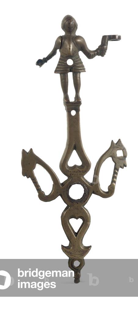 Spit jack front plate (brass)
