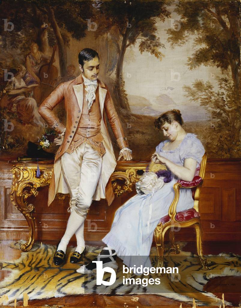 The Proposal, 1894 (oil on panel)