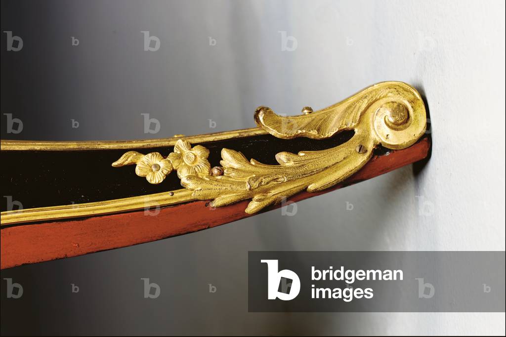 Louis XV commode, c.1740 (ormolu-mounted Chinese black, polychrome & gilt lacquer, serpentine, marble and vernis)