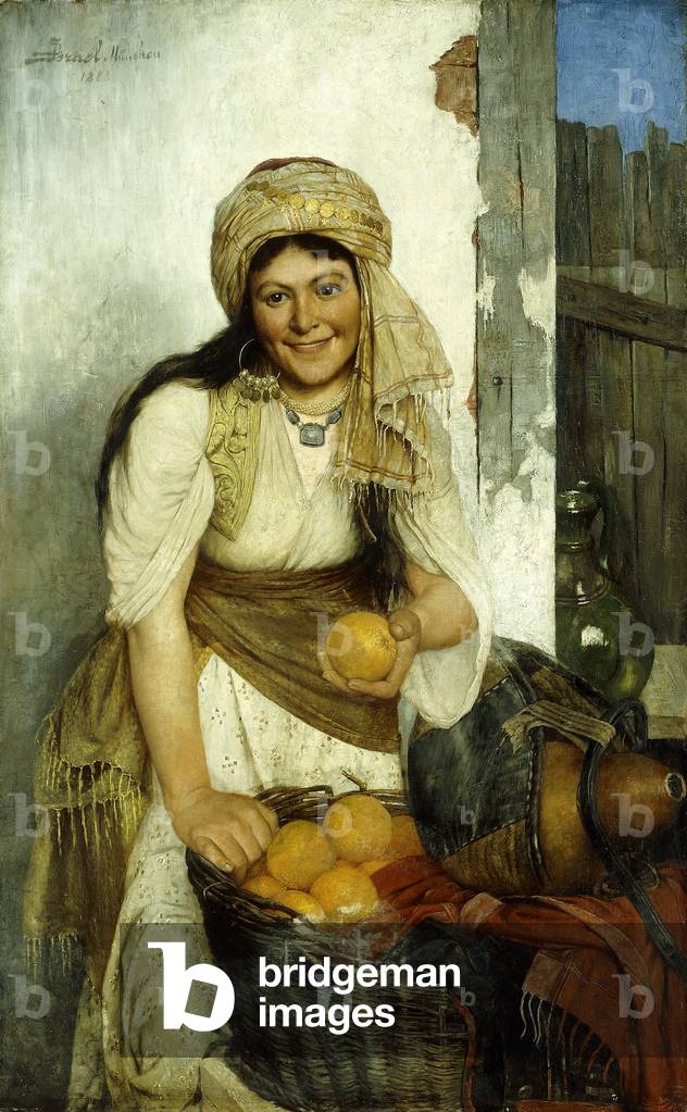 The Orange Seller, 1888 (oil on canvas)