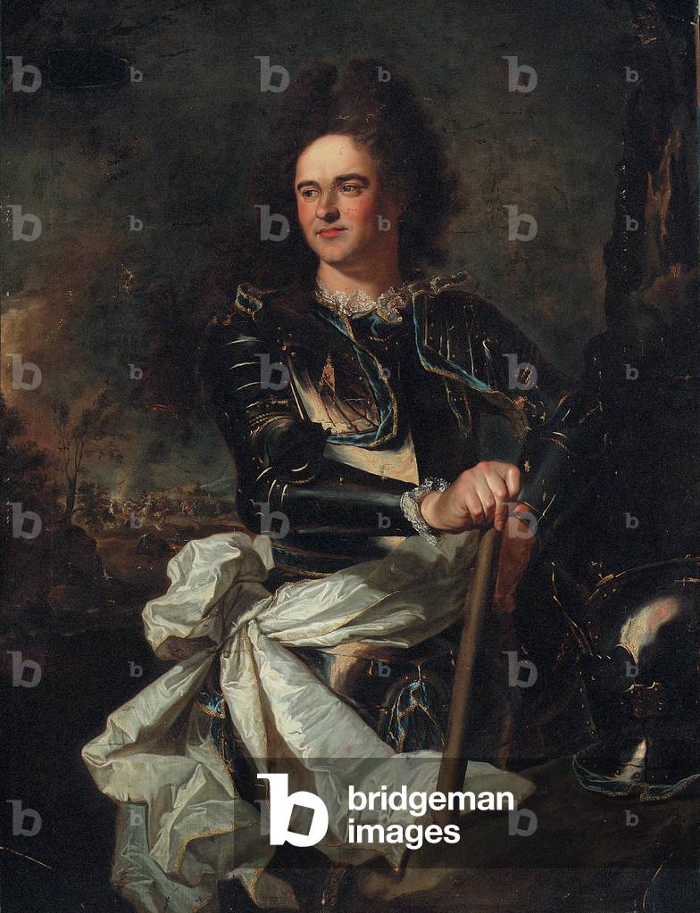 Portrait of the Comte d'Evreux, with a marshal's baton and the sash of the Order of the Saint Esprit (oil on canvas)