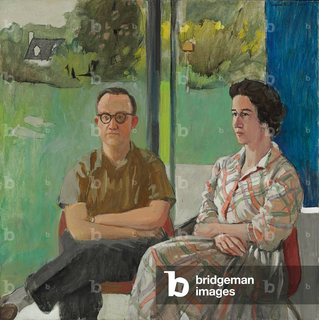 Molly and Walter Bareiss, 1959 (oil on canvas)