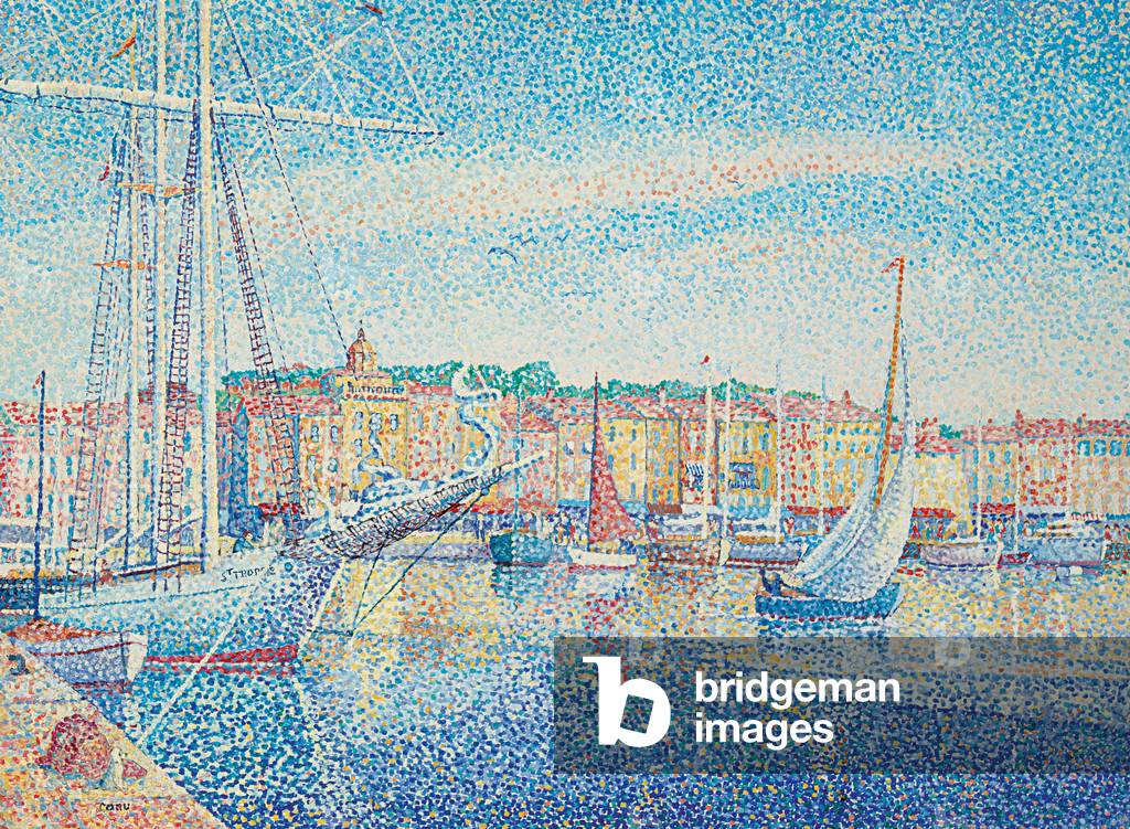 Three Masts at St. Tropez (oil on canvas)