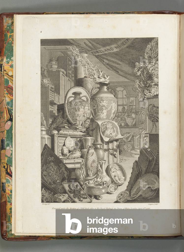 Plate from the Catalogue of the Portland Museum, 1786 (engraving)