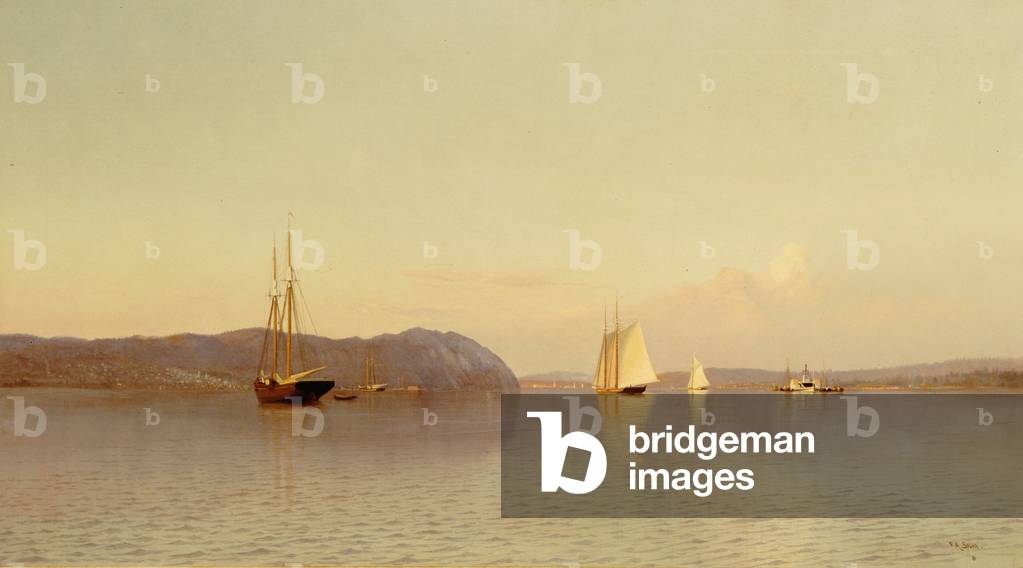 Late Afternoon, Haverstraw Bay (oil on canvas)