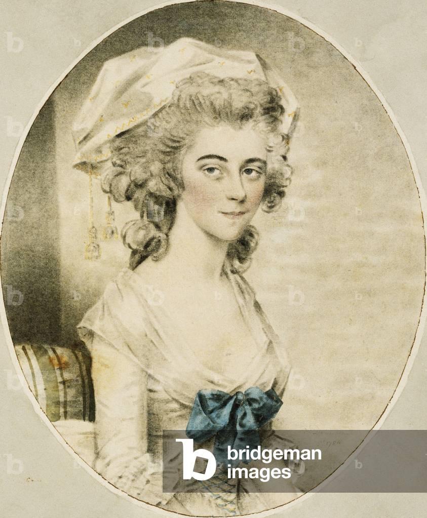 Portrait of Mrs. Boyd, 1784 (black chalk, stump and watercolour)