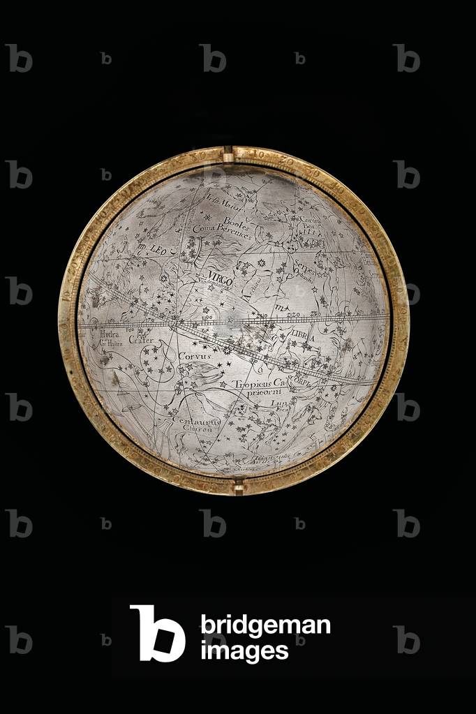 Two exceptional terrestrial and celestial globes, supported by Hercules and Atlas, Augsburg, 1697-99 (silver & silver-gilt)