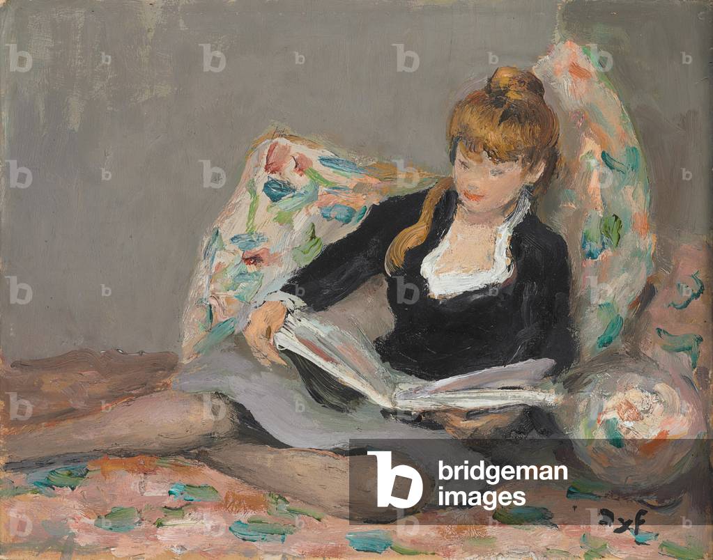 Portrait of Claudine  (oil on board)