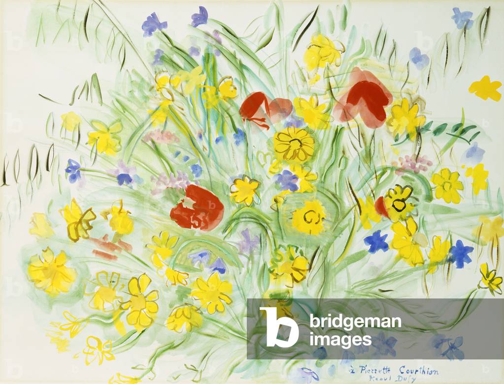 Bouquet of Wildflowers; Bouquet de Fleurs des Champs, 1948 (gouache on paper)