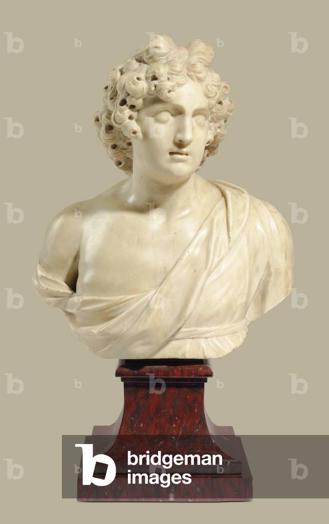 Bust of a youth, probably French, late 17th - early 18th century (marble)