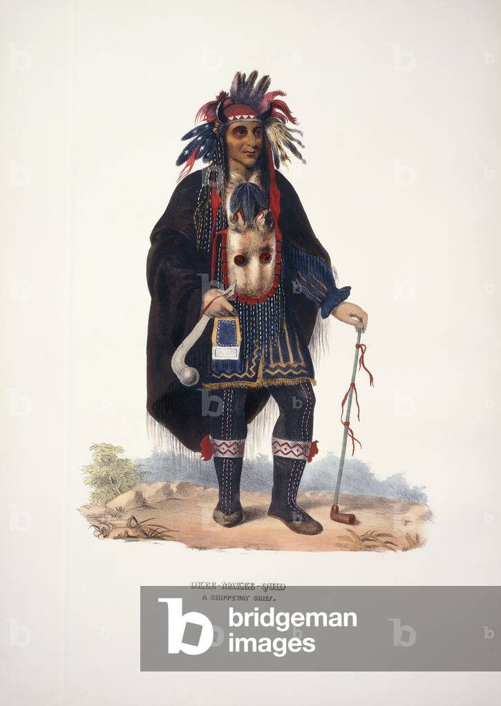 Okee-Makee-Quid, after 1875 (hand-finished coloured lithoraph)