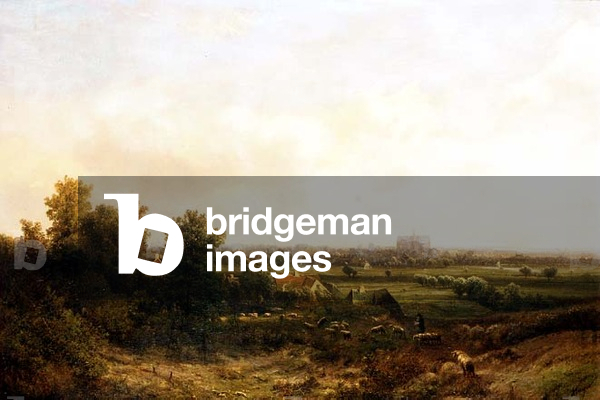 A Shepherd and his Flock near Haarlem
