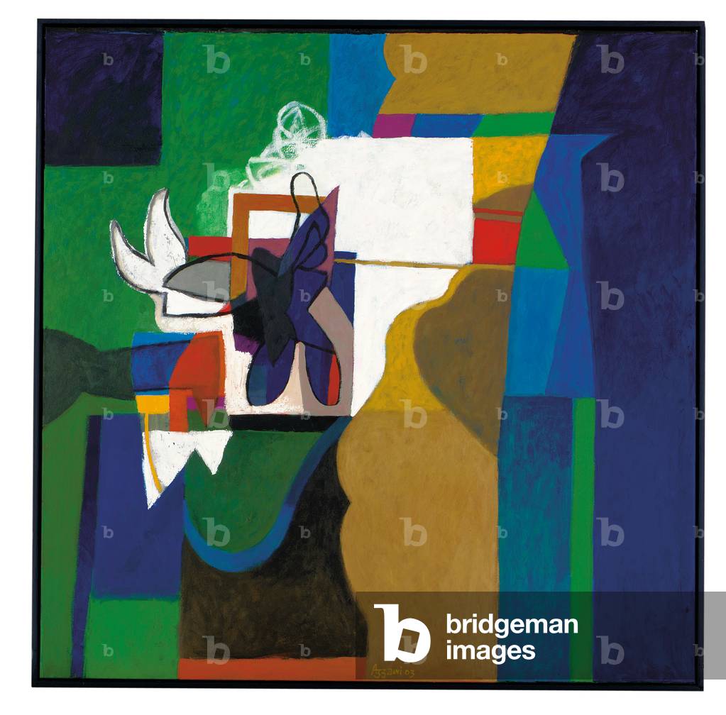 Trapped Bird, 2003 (acrylic on canvas)