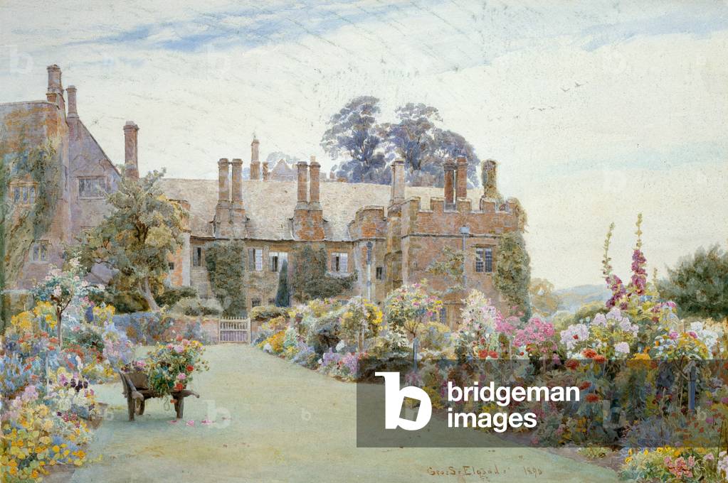 Image de Dessin représentant Compton Wynyates 1890 par George Samuel Elgood