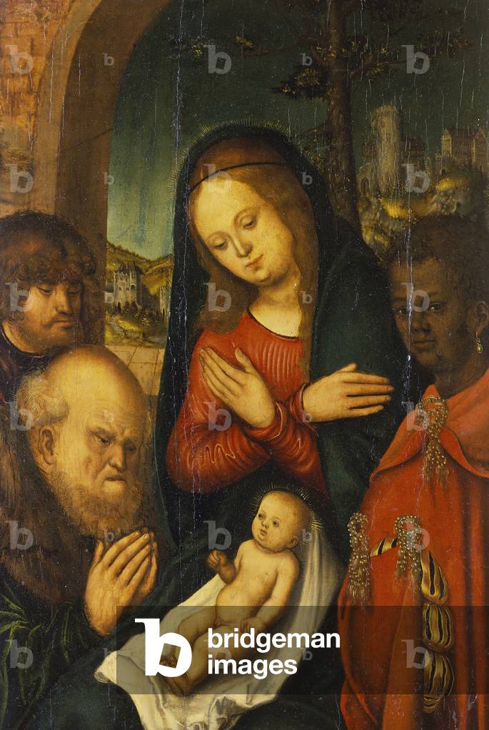 The Adoration of the Kings (oil on panel)