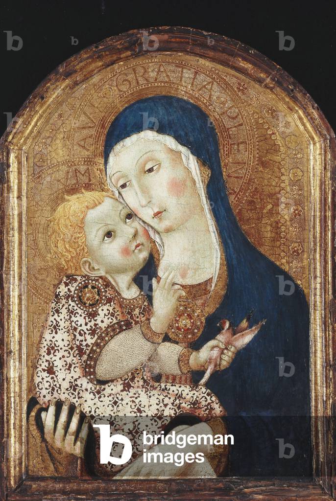 The Madonna and Child (tempera on gold ground panel)