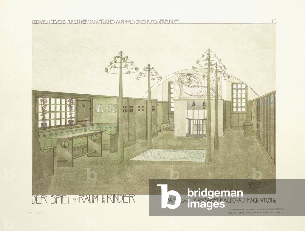 Nursery, c.1901 (colour lithograph)