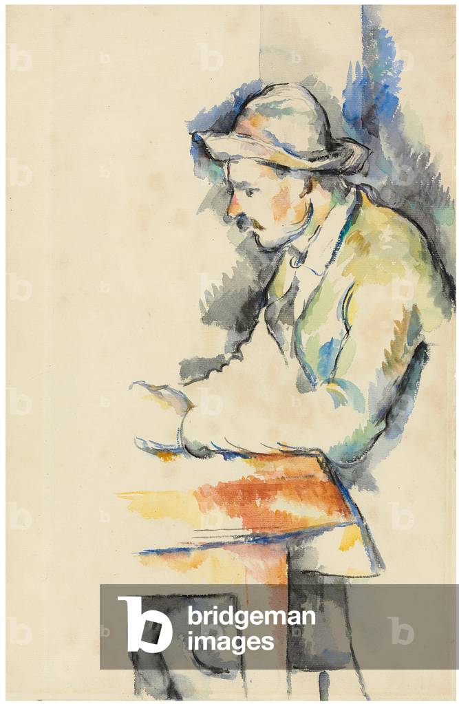 Joueur de Cartes, c.1896 (w/c on paper)
