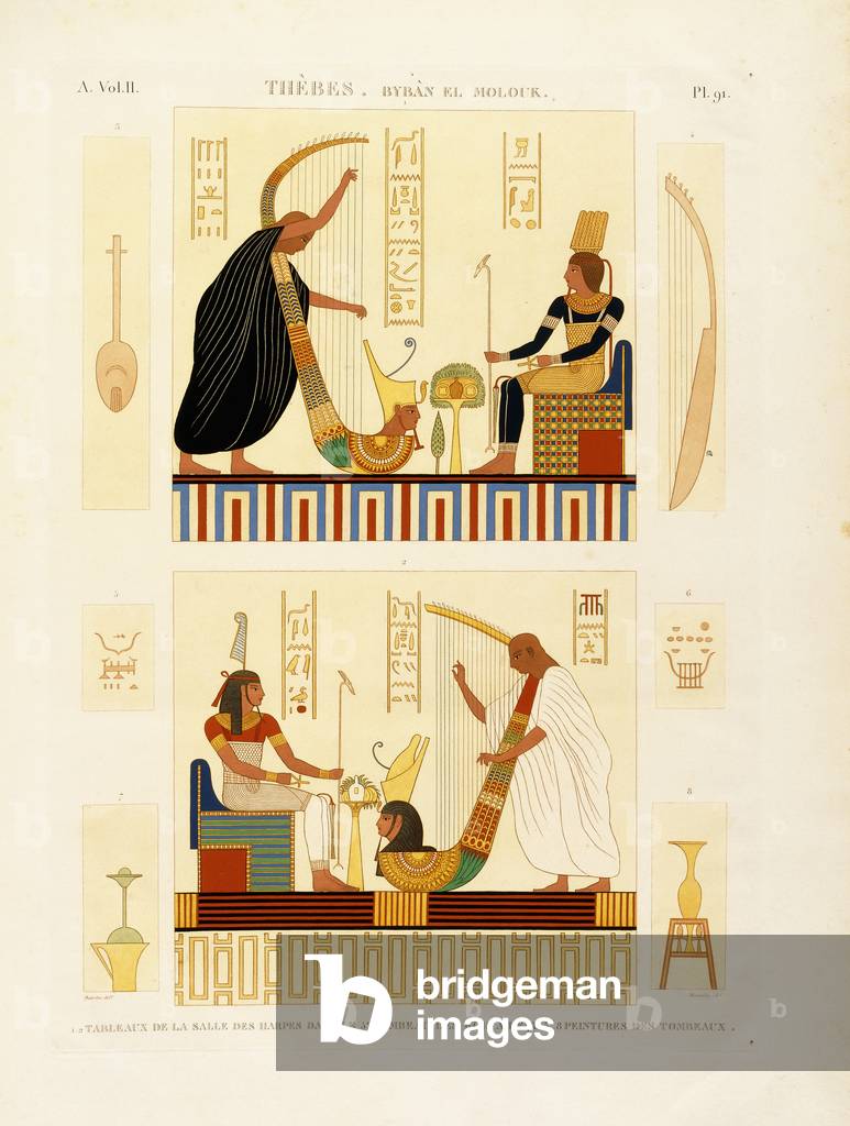 Thebes, Byban el Molouk, c.1809-1812 (colour engraving)