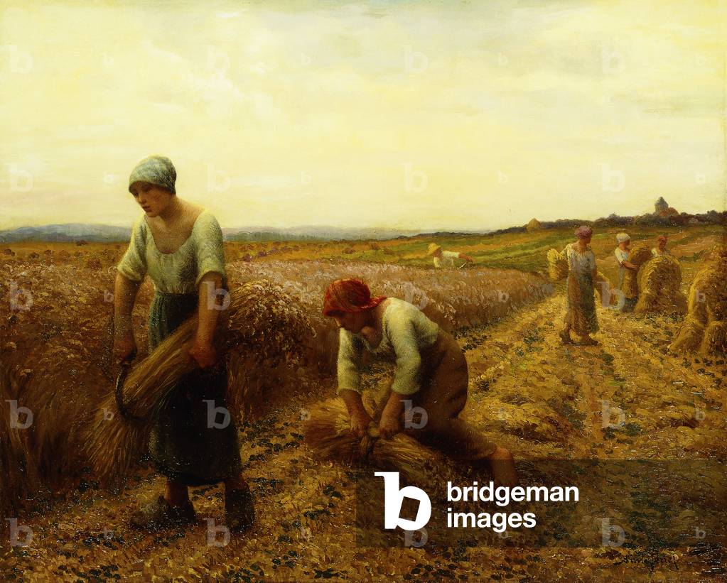 The Harvesters,  (oil on canvas)