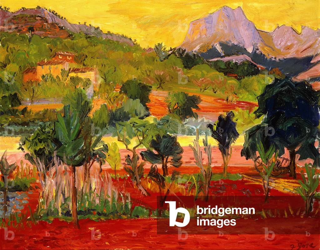 Puig Mayor Mountain, Soller Majorca, (oil on canvas)