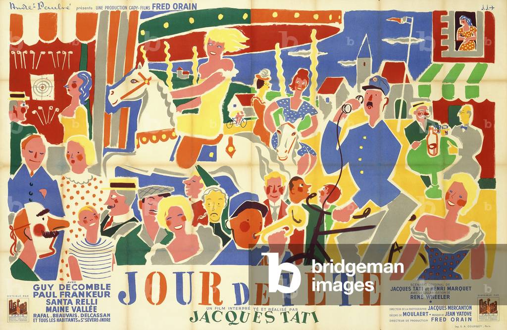 Jour de Fete, c.1948 (colour lithograph)